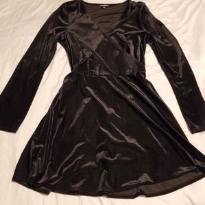 Express Ribbed Velour Dress